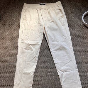 White/Cream Color Linen Pants